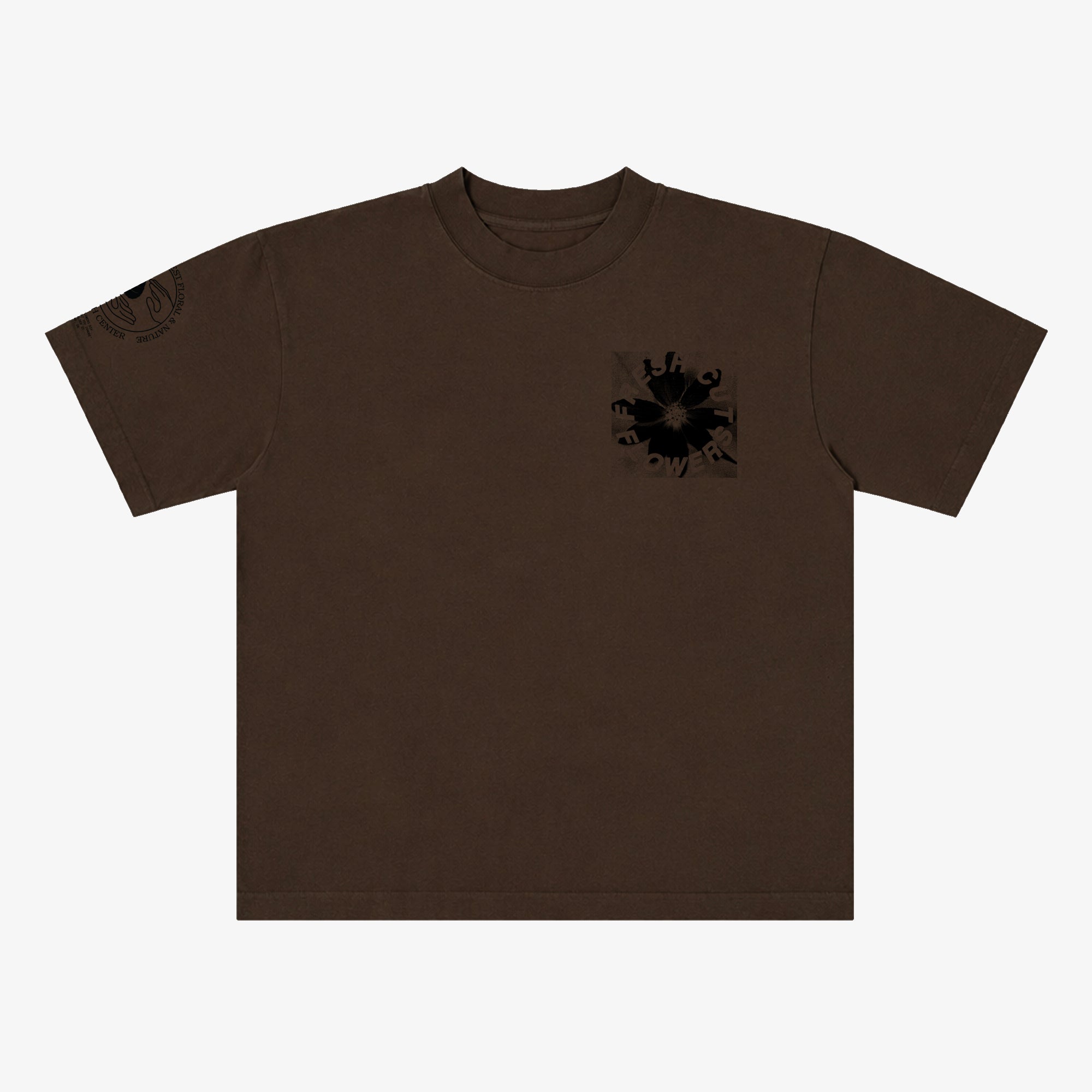 Micro Logo Flower Mockneck Tee - Falcon Brown – FRESH CUT FLOWERS